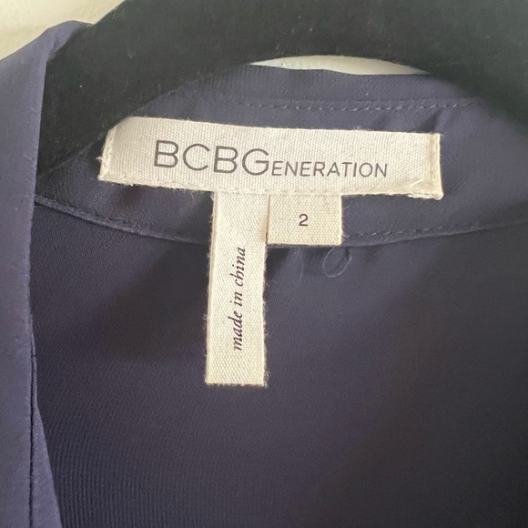 BCBG Jumpsuit - black navy and cream size 2 - Picture 5 of 5